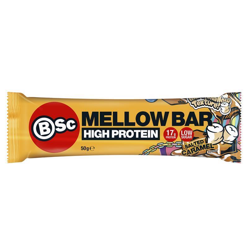 BSc High Protein Mellow Bar Salted Caramel 50g