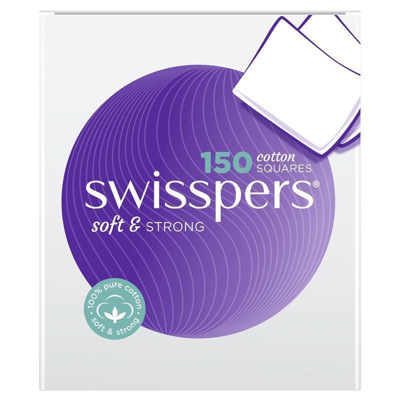 Swisspers Cotton Square Pads 150 - GimmeNow