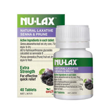 Nulax Natural Laxative Tablets with Senna and Prunes 40 Tablets - GimmeNow