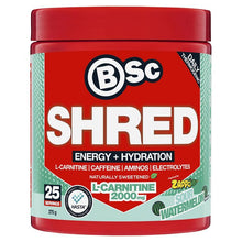 BSc Energy Shred + Hydration Powder Zappo Sour Watermelon 275g