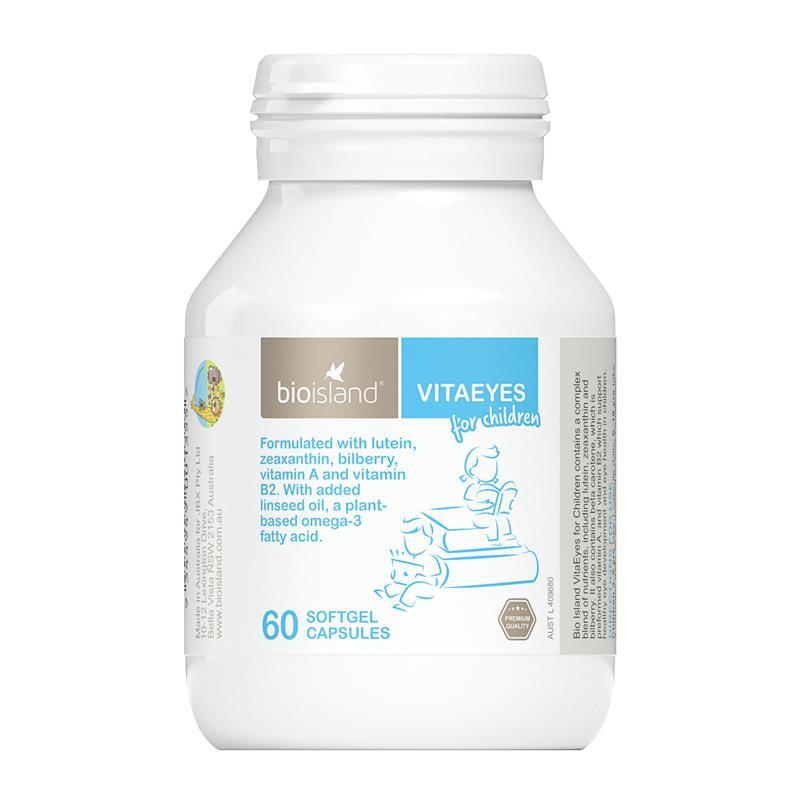 Bio Island VitaEyes for Children 60 Capsules