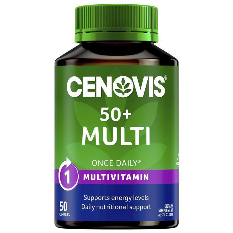 Cenovis Once Daily 50+ Multivitamin 50 Capsules - GimmeNow