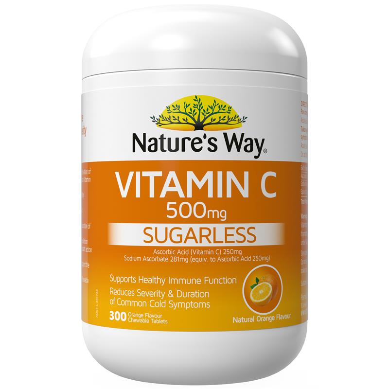 Nature's Way Vitamin C 500mg 300 Tablets