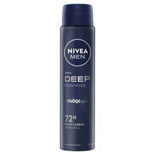 NIVEA MEN Deep Aerosol Deodorant 72H Protection 250ml