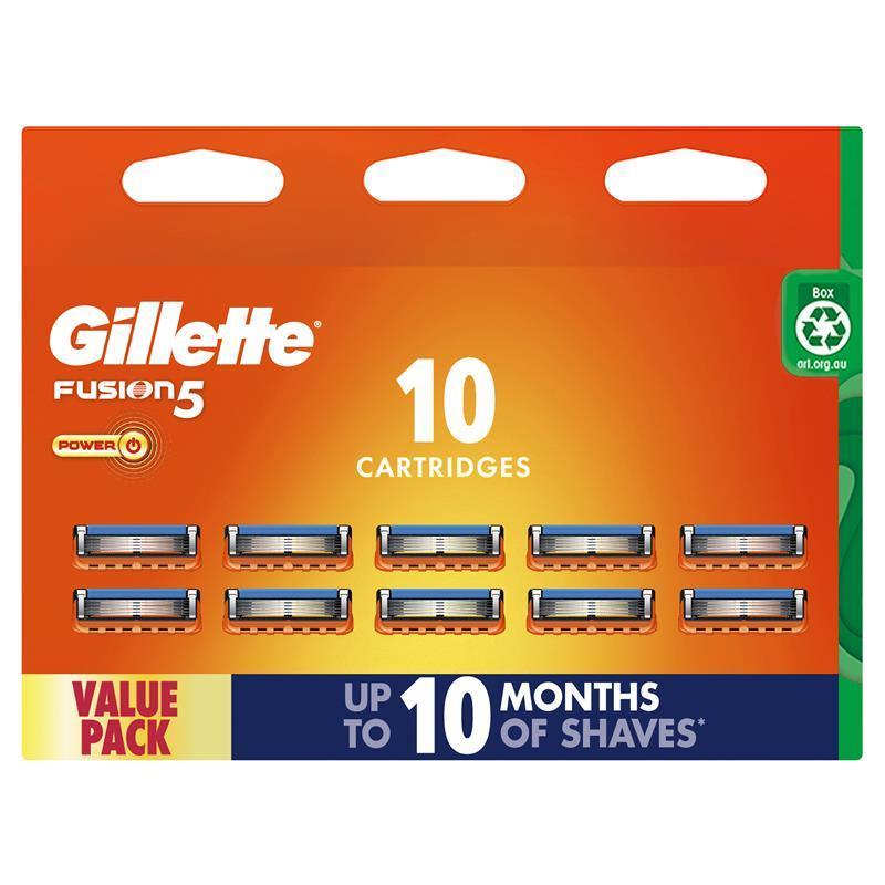 Gillette Fusion Power Razor Blades 10 Pack - GimmeNow
