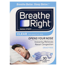 Breathe Right Clear Regular Nasal Congestion Strips 30 - GimmeNow