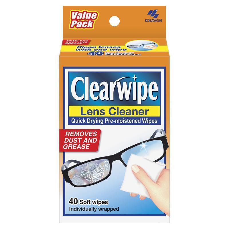 Clearwipe Lens Cleaner 40 Wipes