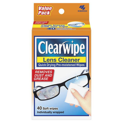 Clearwipe Lens Cleaner 40 Wipes