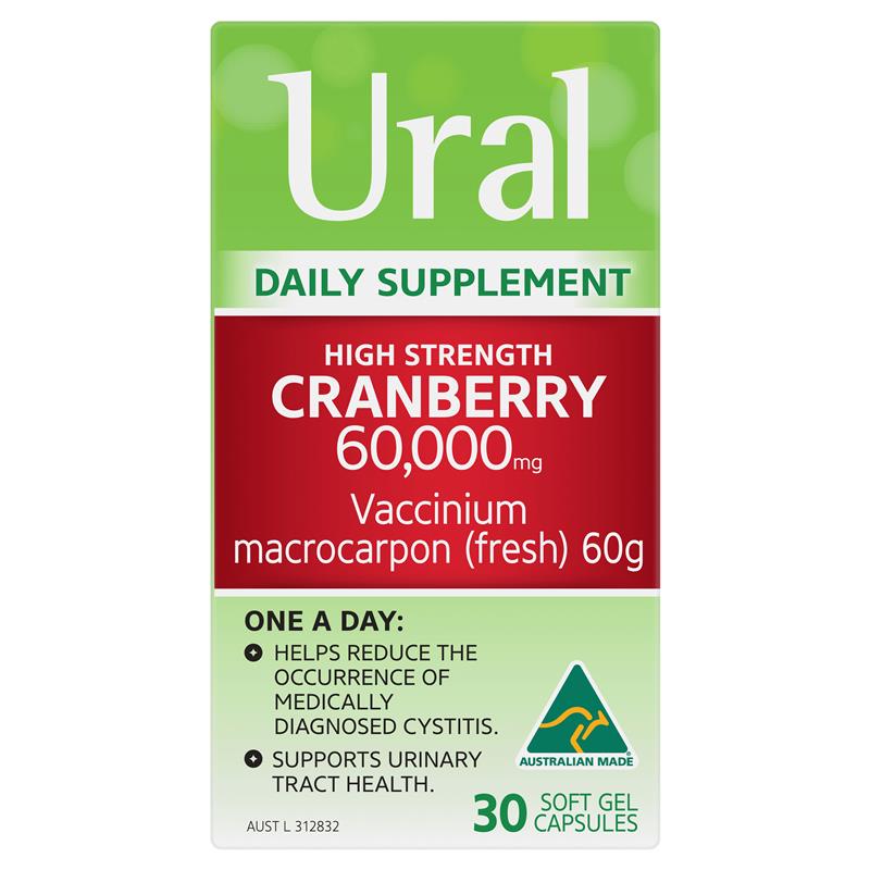 Ural High Strength Cranberry 60000mg 30 Capsules