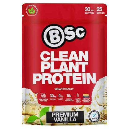 BSc Clean Plant Protein Premium Vanilla 1kg