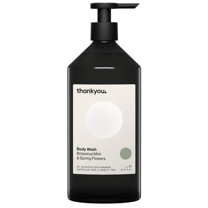 Thankyou Body Wash Botanical Mint & Spring Flowers 1L