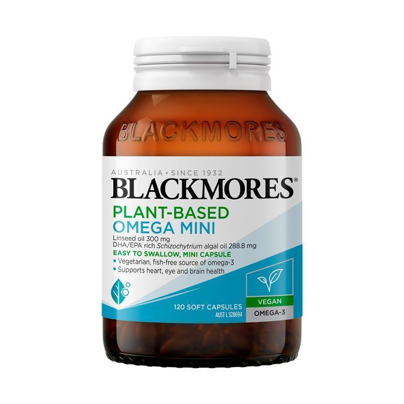 Blackmores Plant-Based Omega Mini 120 Capsules