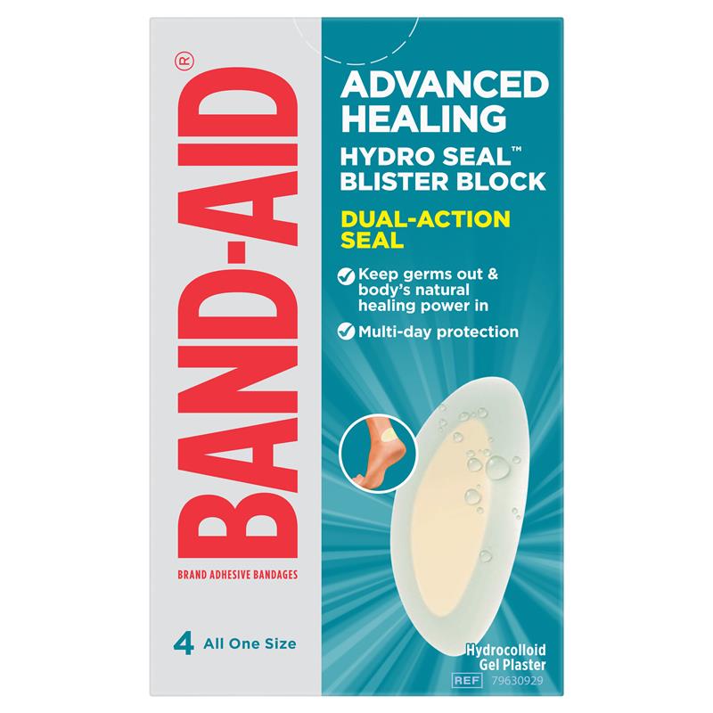 Band-Aid Advanced Healing Hydro Seal Blister Block 4 Pack