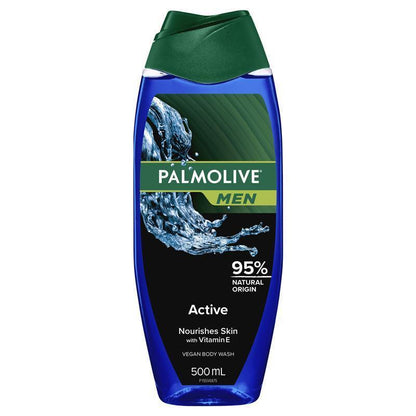 Palmolive Men Body Wash Active with Sea Minerals Shower Gel 500ml