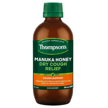Thompson’s Manuka Honey Dry Cough Relief 200ml