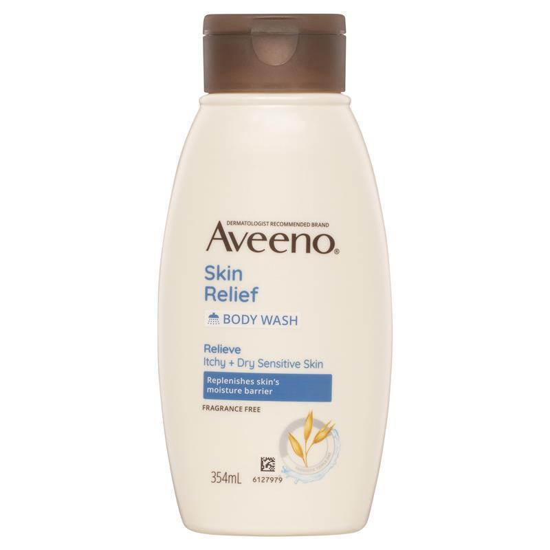 Aveeno Skin Relief Moisturising Fragrance Free Body Wash 354ml
