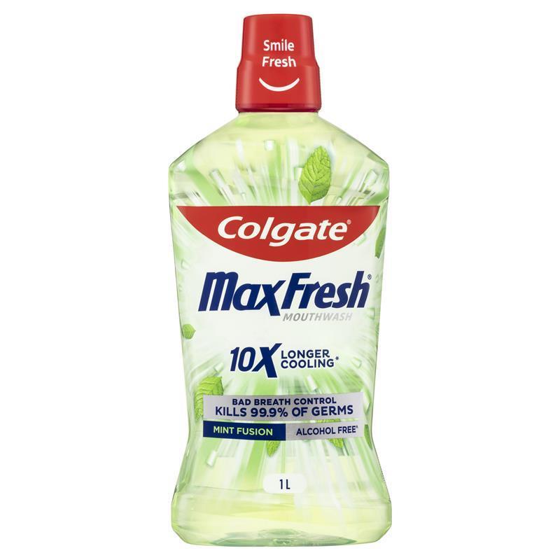 Colgate Mouthwash Max Fresh Mint Fusion 1L - GimmeNow
