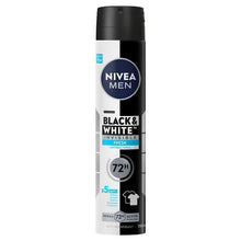 NIVEA MEN Black & White Fresh Aerosol Deodorant 72H Protection 250ml