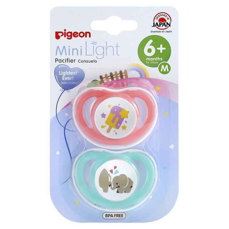 Pigeon Minilight Pacifier Twin Pack M