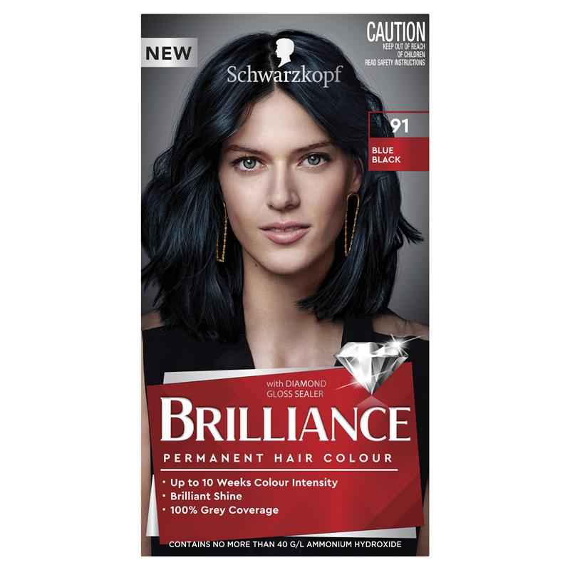 Schwarzkopf Brilliance 91 Blue Black New