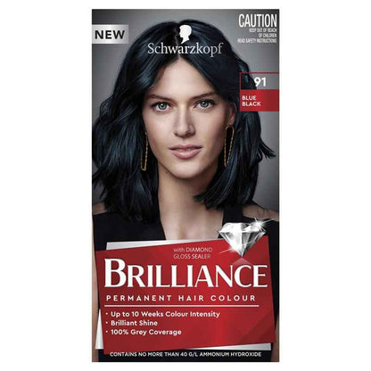 Schwarzkopf Brilliance 91 Blue Black New