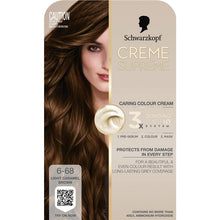 Schwarzkopf Creme Supreme Permanent Light Caramel Brown 6-68