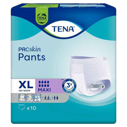 TENA Pants Proskin Maxi  X Large 10 Pack