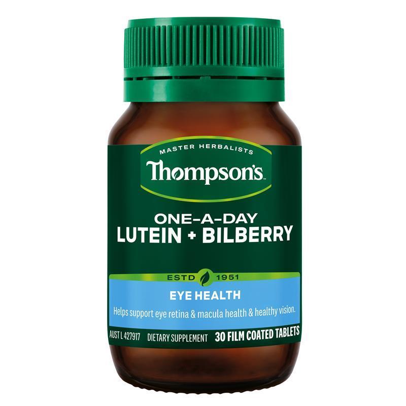 Thompson's One-A-Day Lutein + Bilberry 30 Tablets