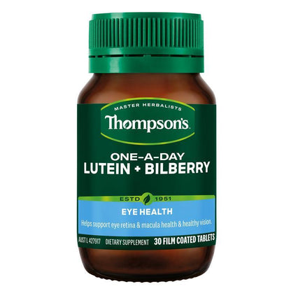 Thompson's One-A-Day Lutein + Bilberry 30 Tablets