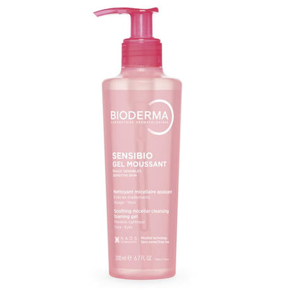 Bioderma Sensibio Gel Moussant Gel Cleanser for Sensitive Skin 200ml