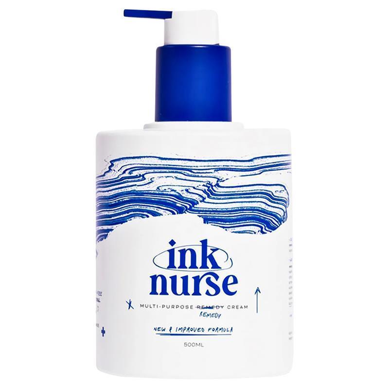 Ink Nurse Tattoo Aftercare + Multipurpose Remedy Cream Pump 500ml