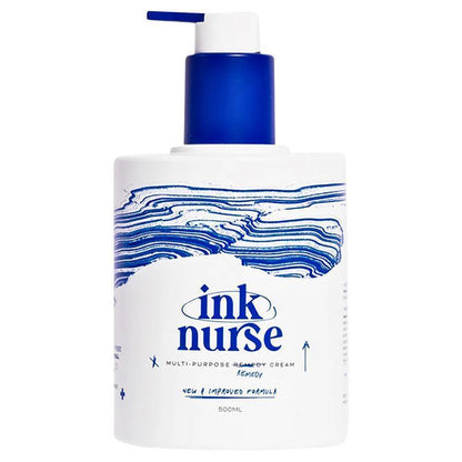 Ink Nurse Tattoo Aftercare + Multipurpose Remedy Cream Pump 500ml