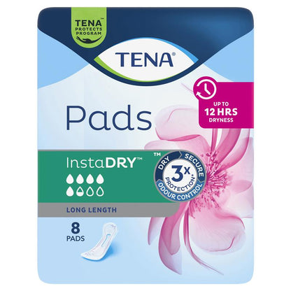 TENA Pads InstaDry 8 Pack