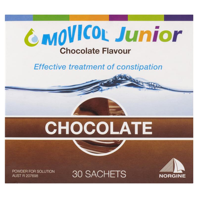 Movicol Junior Chocolate 30 Sachets - GimmeNow