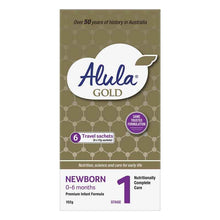Alula Gold Stage 1 Newborn Infant Formula 0-6 Months Stick Pack 6 x 17g