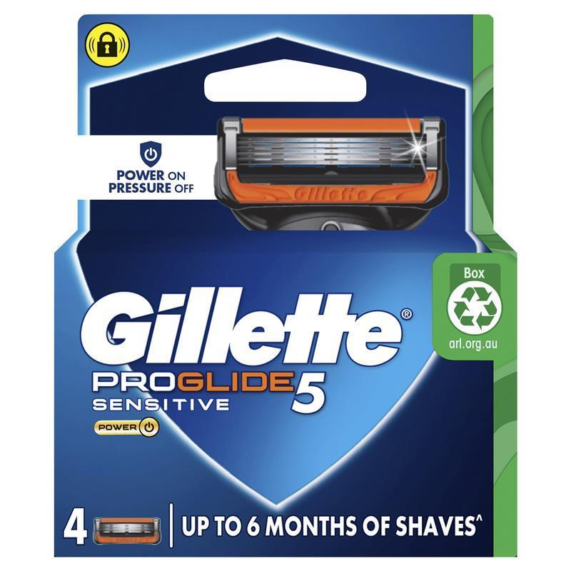 Gillette Fusion Proglide Power Razor Blades 4 Pack
