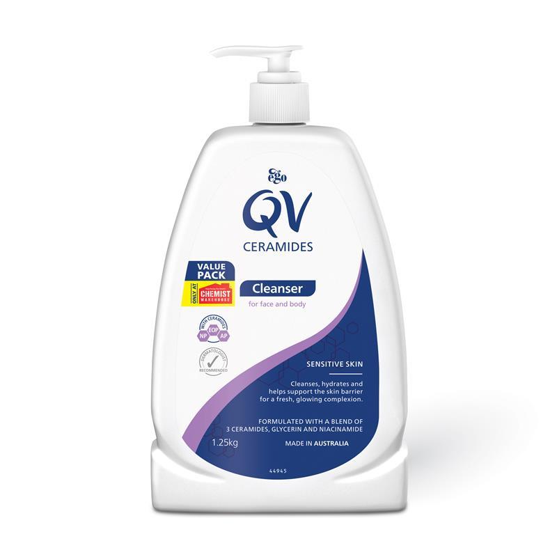 Ego QV Ceramides Cleanser 1.25kg Exclusive Size