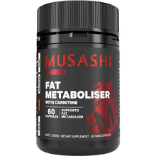 Musashi Fat Metaboliser + Carnitine 60 Capsules