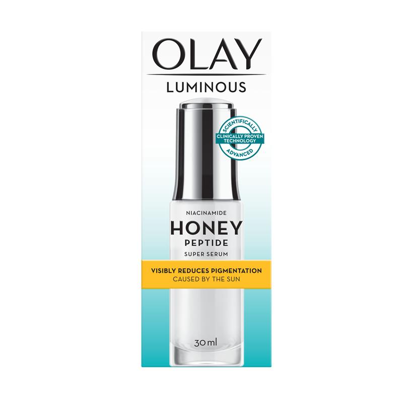 Olay Luminous Niacinamide Honey Peptide Super Serum 30ml - GimmeNow