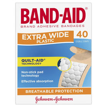 Band-Aid Extra Wide Plastic Strips 40 Pack