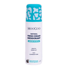 Moogoo Natural Fresh Cream Roll On Deodorant Lemon Myrtle 115ml