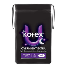 U by Kotex Overnight Extra Pads Long with Wings 8 Pack