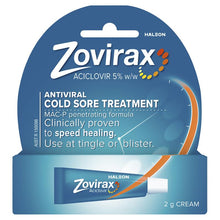 Zovirax Cold Sore Cream Tube 2g