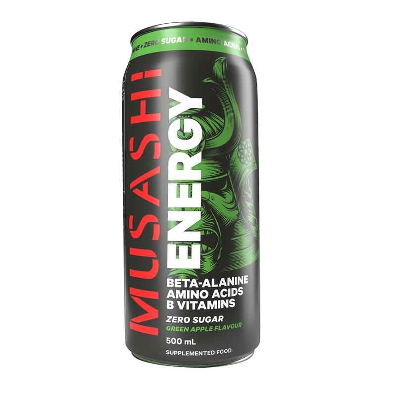 Musashi Energy Green Apple 500ml
