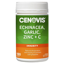 Cenovis Echinacea, Garlic, Zinc + C 180 Tablets Exclusive Size