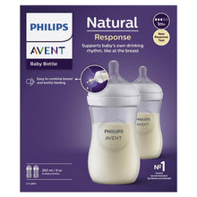 Avent Natural Response Feeding Bottle 260ml 2 Pack - GimmeNow