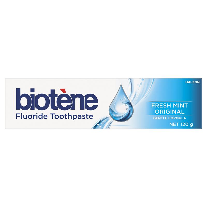 Biotene Dry Mouth Relief Fluoride Toothpaste Fresh Mint 120g