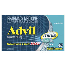 Advil Ibuprofen Pain Relief Liquid Mini 40 Capsules