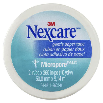 Nexcare Micropore Gentle Paper Tape White 50.8mm x 9.14m - GimmeNow