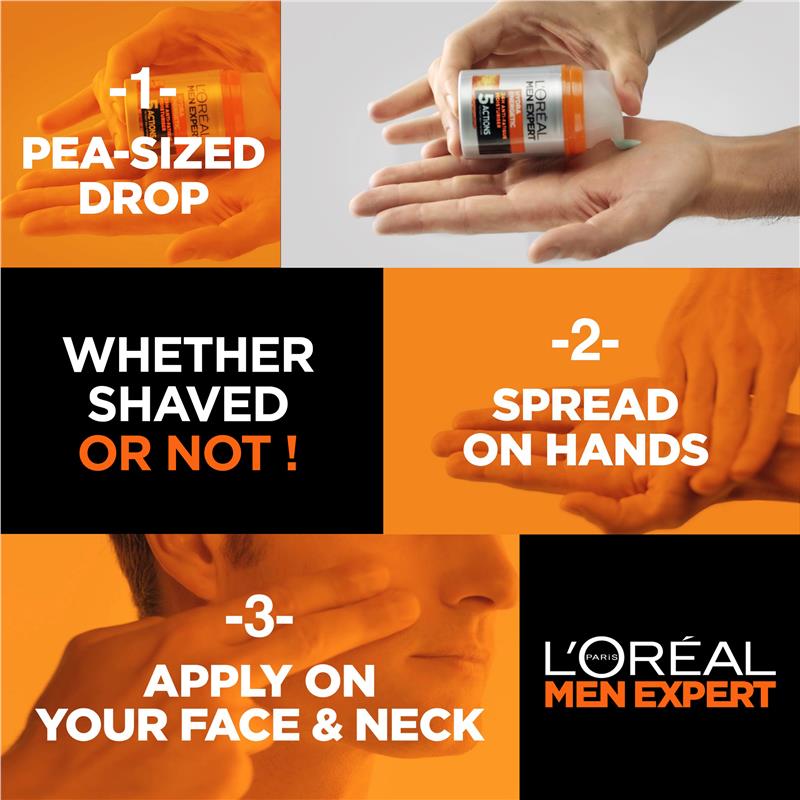 L'Oreal Men Expert Hydra Energetic SPF15 Mens Moisturiser 50mL